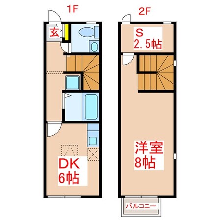 カーサ・エスペランサ　Ｂ棟の物件間取画像